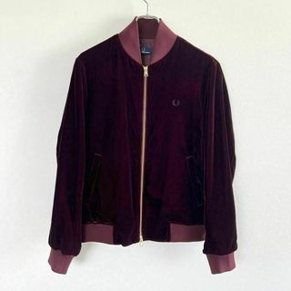 フレッドペリー(FRED PERRY)のフレッドペリー ベロア トラックジャケット ボルドー(ジャージ)