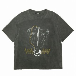 アンダーカバー(UNDERCOVER)の美品 18SS アンダーカバー スピリチュアルノイズ プリント Tシャツ 3(Tシャツ/カットソー(半袖/袖なし))