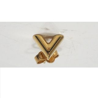 Th960163 ルイ・ヴィトン ピアス・エセンシャル V M68153 ゴールド 片耳のみ LOUIS VUITTON 良好・中古