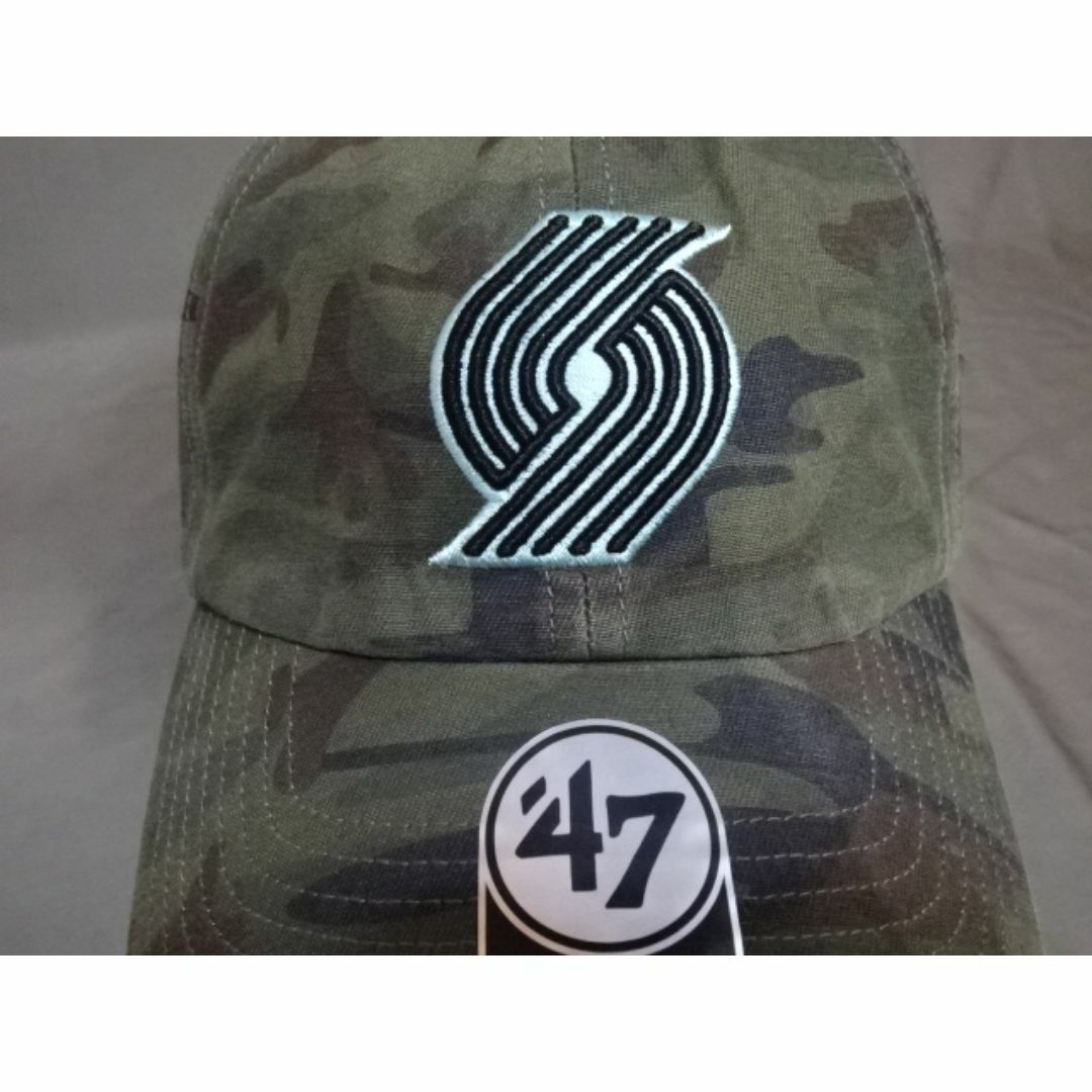 47 Brand(フォーティセブン)の【47BRAND】NBAバスケ トレイルブレイザーズ カモフラ柄 キャップ メンズの帽子(キャップ)の商品写真