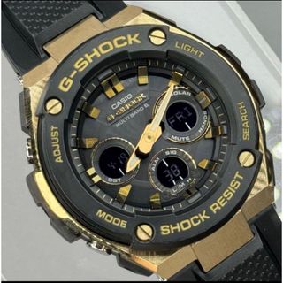 カシオ(CASIO)の極美品G-SHOCK GST-W300G-1A9JF Gスチール/G-STEEL(腕時計(アナログ))