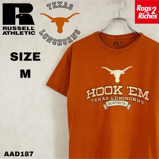 Russell Athletic - TEXAS LONGHORNS HOOK ‘EM テキサス大学 Tシャツ