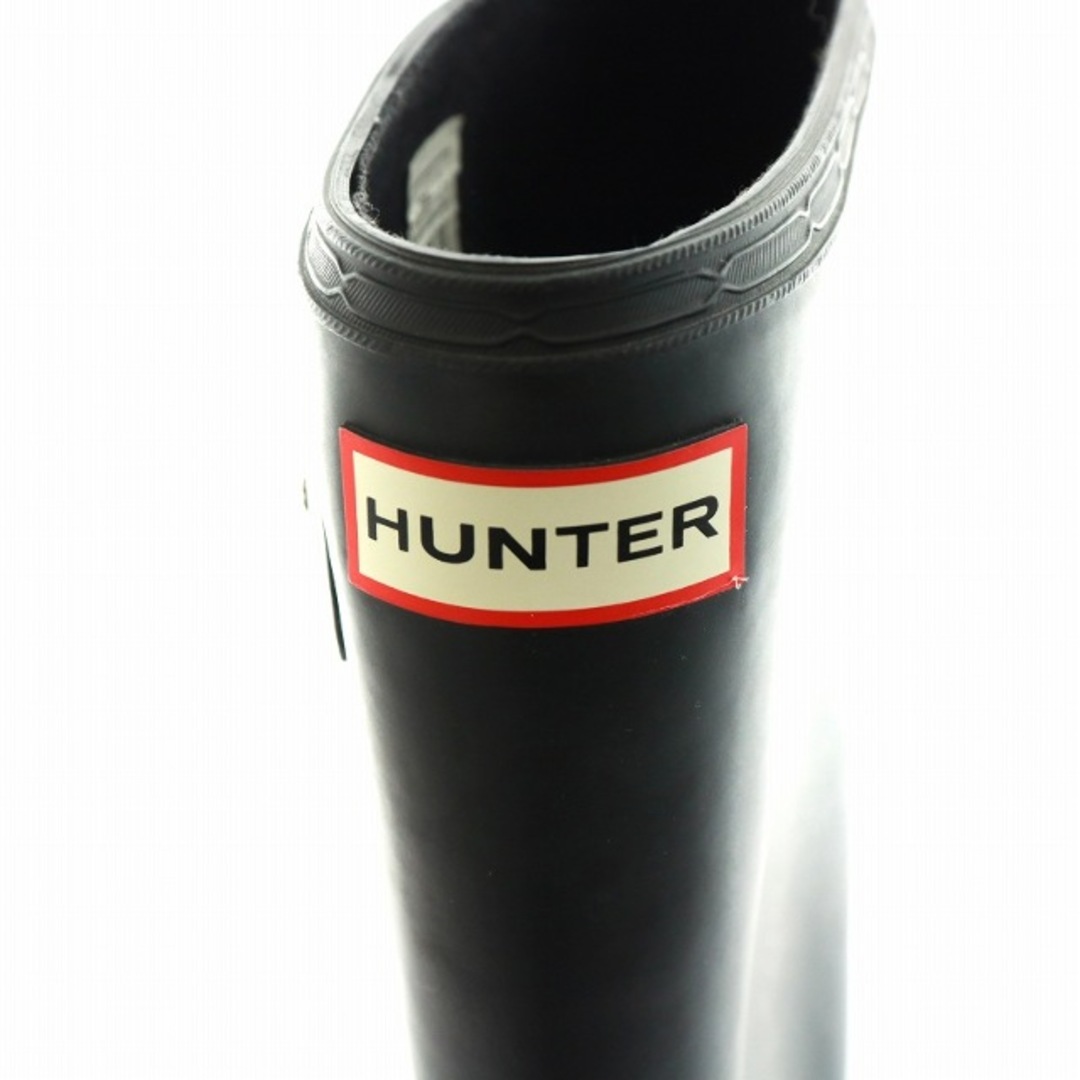 HUNTER(ハンター)のハンター 長靴 レインブーツ レインシューズ UK5 24.0cm 黒 レディースの靴/シューズ(レインブーツ/長靴)の商品写真