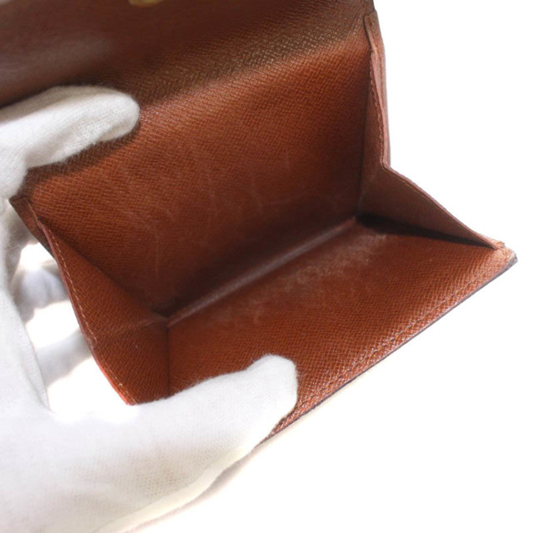 LOUIS VUITTON(ルイヴィトン)のルイヴィトン モノグラム ポルトモネ ビエ カルトクレディ 茶 M61652 レディースのファッション小物(財布)の商品写真