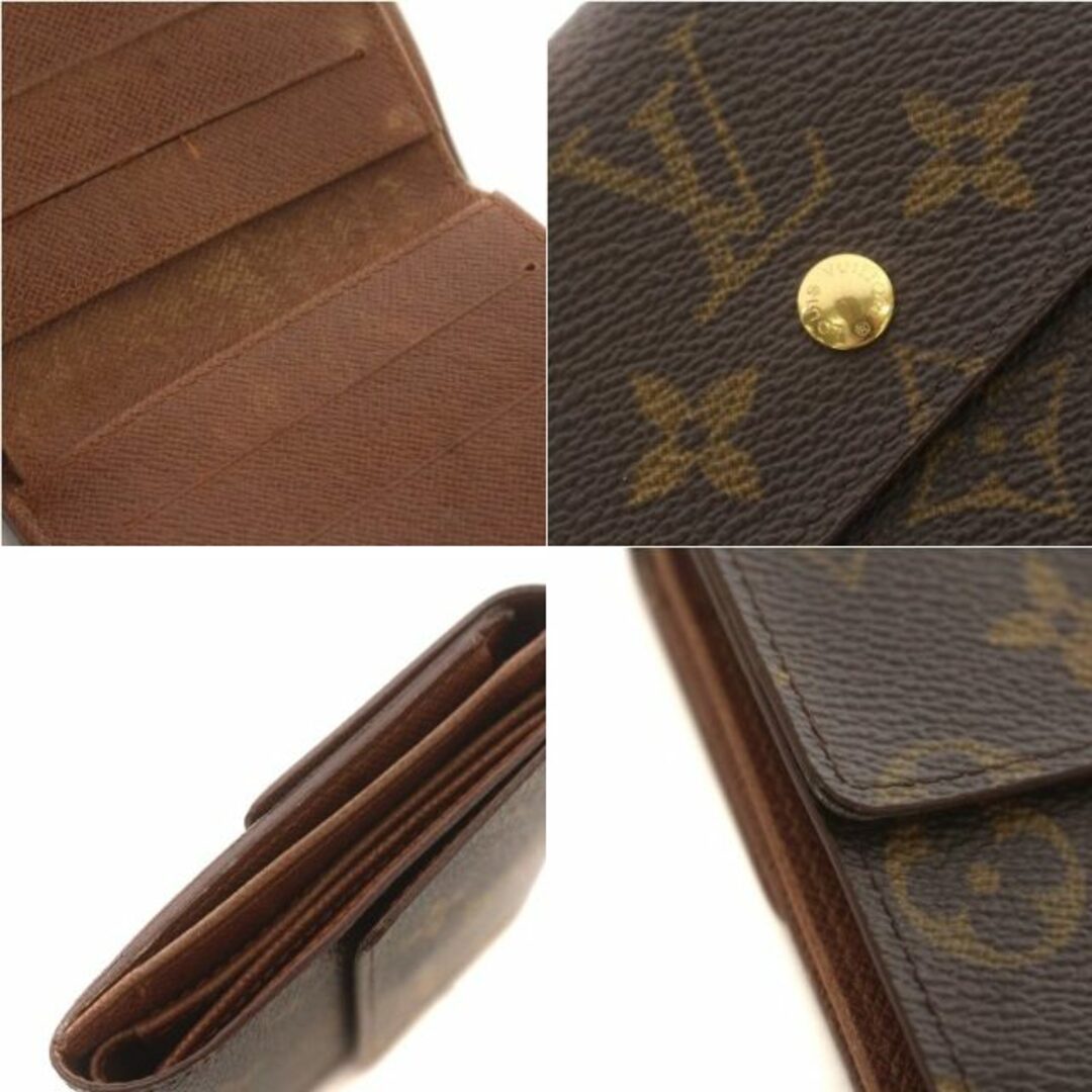 LOUIS VUITTON(ルイヴィトン)のルイヴィトン モノグラム ポルトモネ ビエ カルトクレディ 茶 M61652 レディースのファッション小物(財布)の商品写真