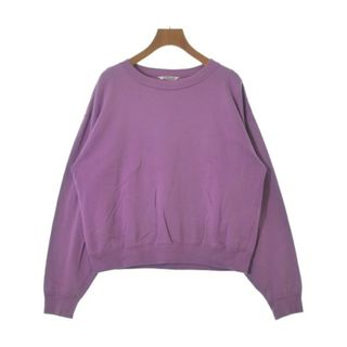 オーラリー(AURALEE)のAURALEE オーラリー Tシャツ・カットソー -(M位) 紫 【古着】【中古】(カットソー(半袖/袖なし))