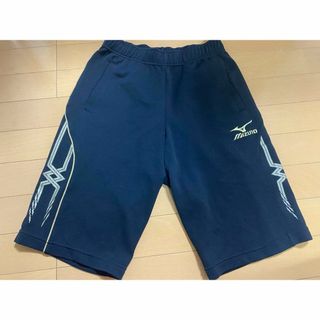 ミズノ(MIZUNO)のミズノ ハーフパンツ M 黒 ゴールド サッカー バレーボール(ショートパンツ)