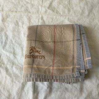 バーバリー(BURBERRY)のバーバリーハンカチ　リバーシブル　極美品(ハンカチ)