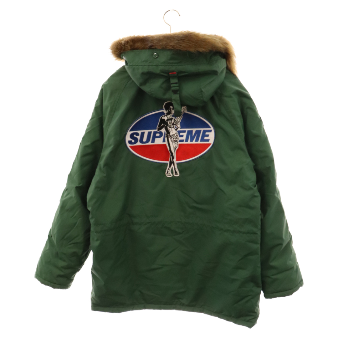 Supreme(シュプリーム)のSUPREME シュプリーム 17AW × HYSTERIC GLAMOUR N-3B Parka ヒステリックグラマー ロゴワッペン付き ミリタリー モッズコート カーキ メンズのジャケット/アウター(モッズコート)の商品写真