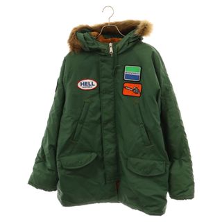 SUPREME シュプリーム 17AW × HYSTERIC GLAMOUR N-3B Parka ヒステリックグラマー ロゴワッペン付き ミリタリー モッズコート カーキ