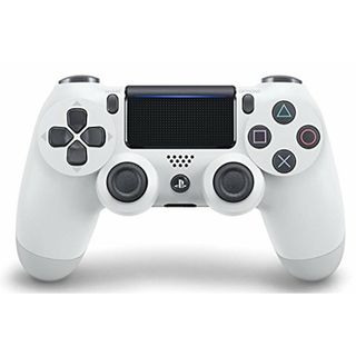 【純正品】ワイヤレスコントローラー (DUALSHOCK 4) グレイシャー・ホワイト (CUH-ZCT2J13)(その他)