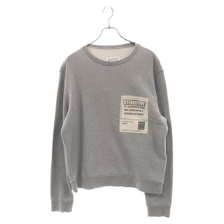 マルタンマルジェラ(Maison Martin Margiela)のMartin Margiela 10 マルタンマルジェラ 18SS STEREOTYPE Crewneck ステレオタイプ クルーネックスウェットトレーナー グレー S30GU0062(スウェット)