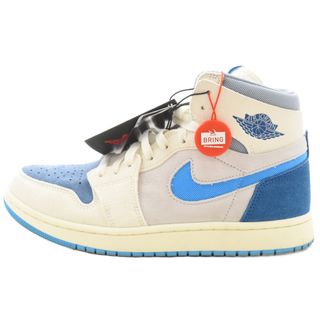 ナイキ(NIKE)のNIKE ナイキ AIR JORDAN 1 ZOOM AIR CMFT 2 "DARK POWDER BLUE" エアジョーダン1 ズーム エアコンフォート ハイカットスニーカー ダークパウダーブルー DV1307-104 US8/26cm(スニーカー)