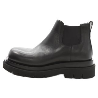 ボッテガヴェネタ(Bottega Veneta)のBOTTEGA VENETA ボッテガヴェネタ レザー サイドゴア ショート ラグ ブーツ ブラック EU41(スニーカー)