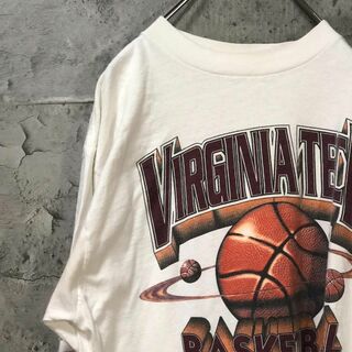 VIRGINIA TECH バスケット 土星 モチーフ Tシャツ(Tシャツ/カットソー(半袖/袖なし))