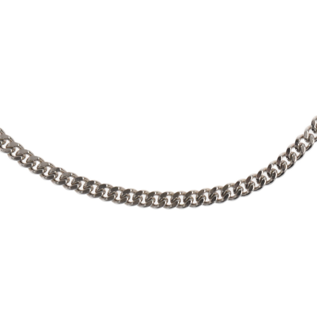 TOMWOOD トムウッド Curb Chain M 20.5 inches カーブチェーンネックレス シルバー メンズのアクセサリー(ネックレス)の商品写真