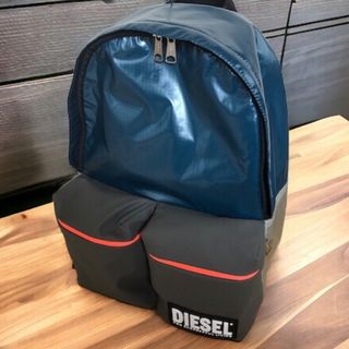 ディーゼル(DIESEL)の【新品】DIESEL BACKYO リュックサック バックパック ブルー(バッグパック/リュック)