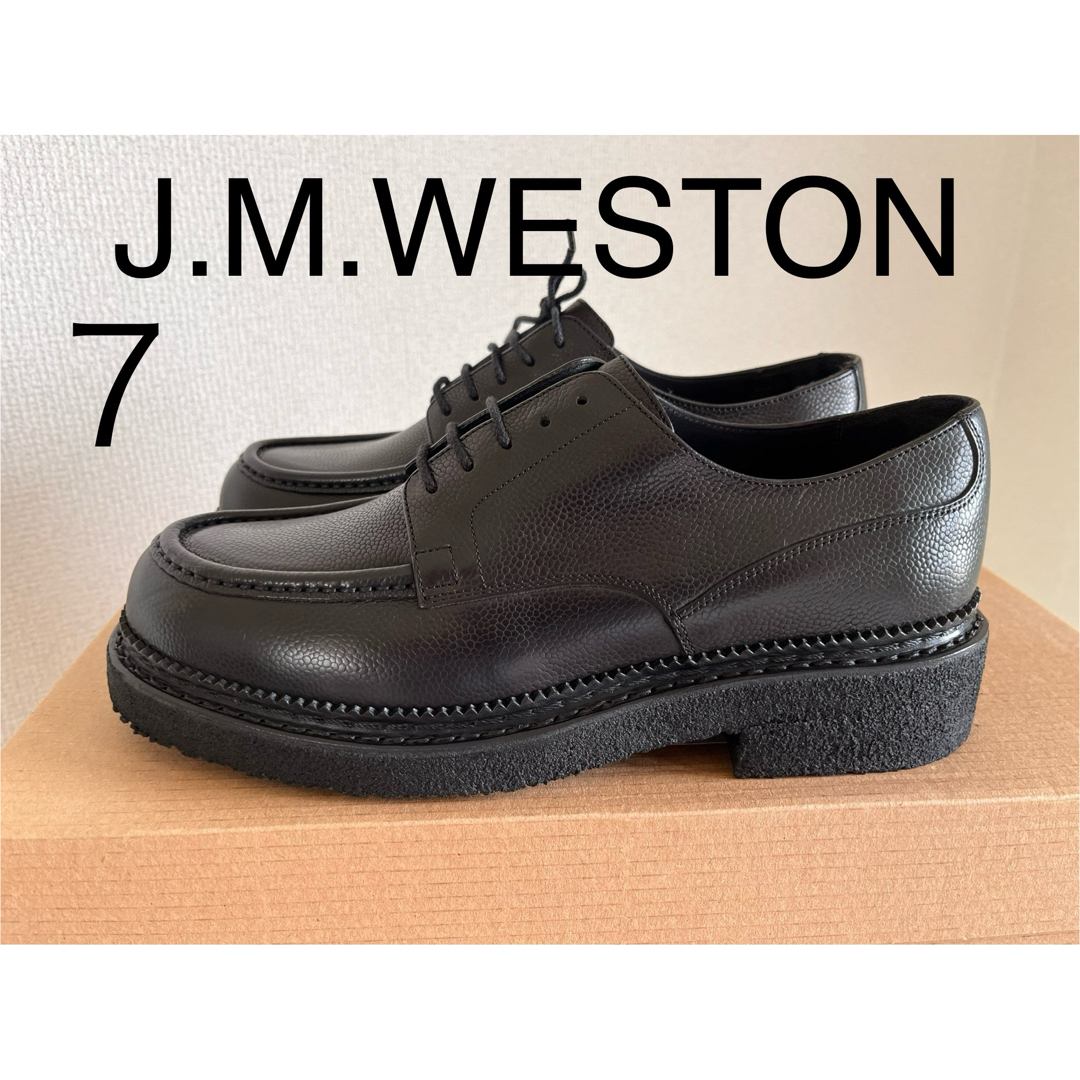 J.M. WESTON ユージーン クレープゴルフ UK6グレインレザー - 靴 J.M. WESTON ユージーン クレープゴルフ UK6グレインレザー - 靴