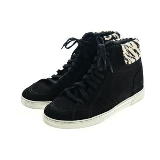 SAINT LAURENT PARIS スニーカー -(26cm位) 黒 【古着】【中古】(スニーカー)