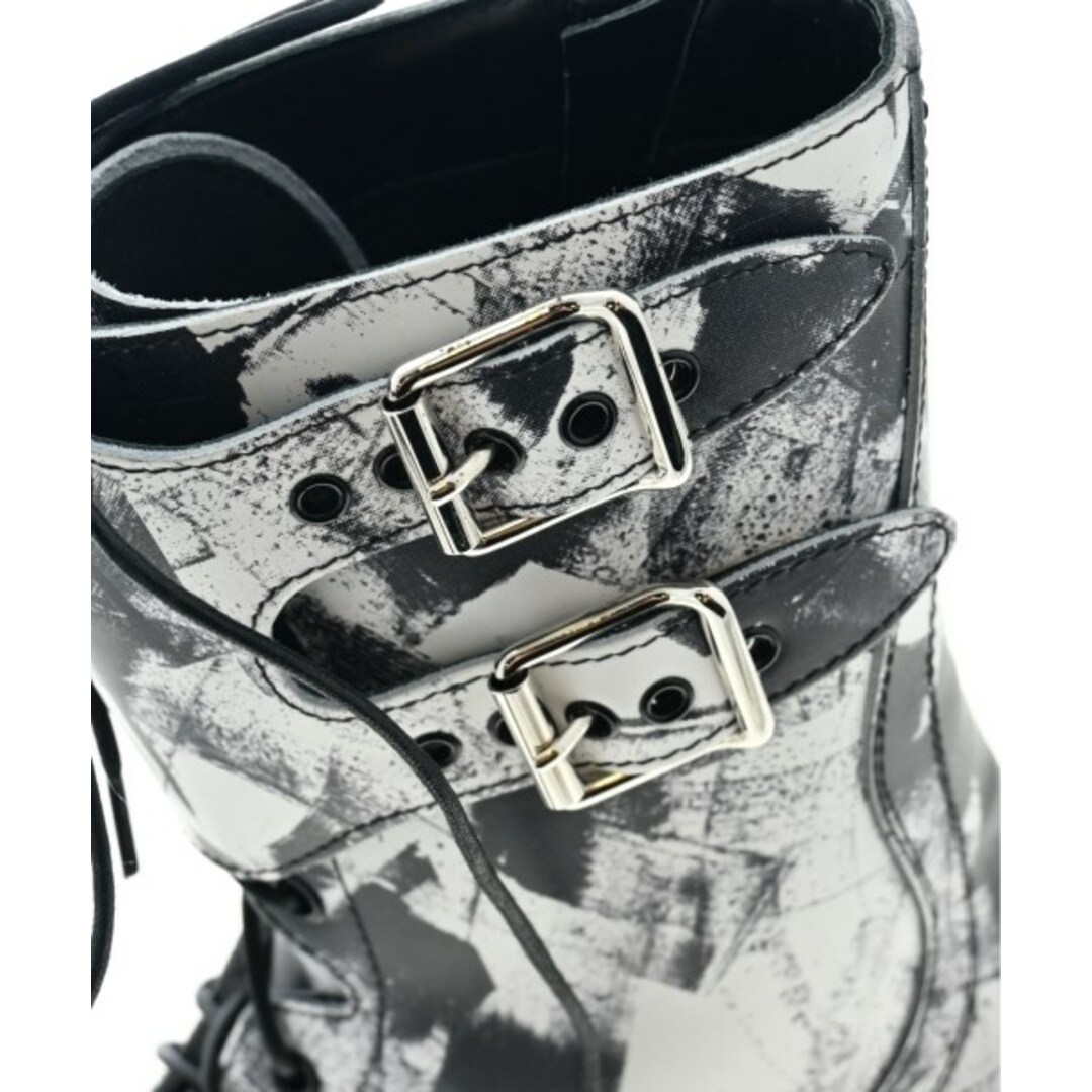 CELINE - CELINE セリーヌ ブーツ EU43(28cm位) 白x黒(総柄 CELINE - CELINE セリーヌ ブーツ EU43(28cm位) 白x黒(総柄