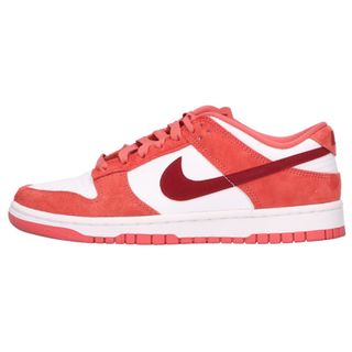 ナイキ(NIKE)のNIKE ナイキ NIKE WMNS DUNK LOW WHITE/ADOBE-DRAGON RED-TEAM RED ウィメンズ ダンク ロー ホワイト/アドビ-ドラゴン レッド-チームレッド ローカットスニーカー FQ7056-100(スニーカー)