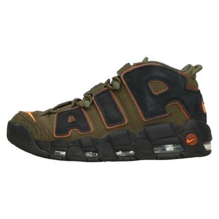 NIKE - NIKE ナイキ Air More Uptempo "Cargo Khaki" DX2669-300 エアモアアップテンポ ハイカットスニーカー シューズ カーゴ カーキ US9.5/27.5cm