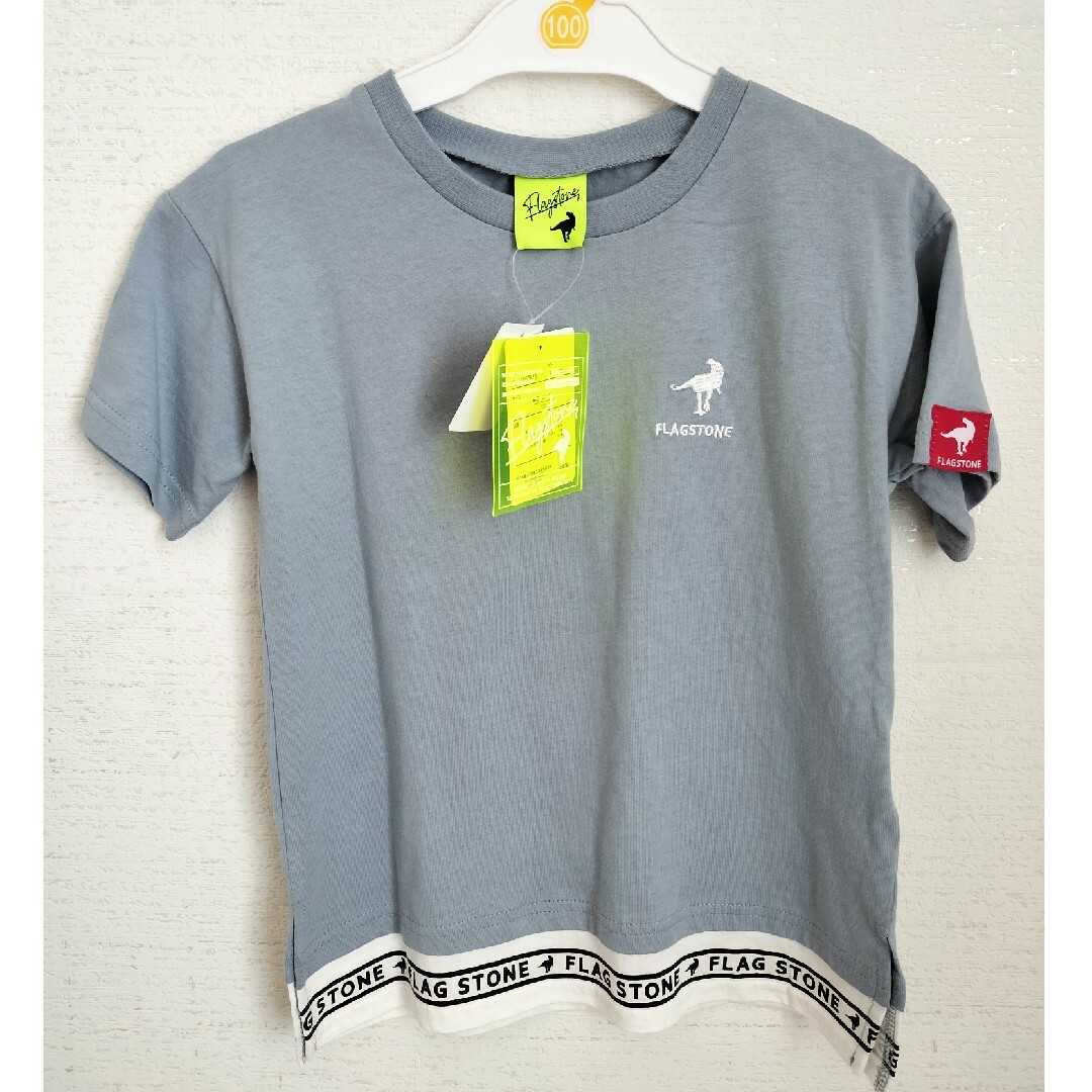 半袖Ｔシャツ　120　男の子　恐竜　綿100%　半袖　新品 キッズ/ベビー/マタニティのキッズ服男の子用(90cm~)(Tシャツ/カットソー)の商品写真