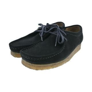 クラークス(Clarks)のclarks クラークス ブーツ 8 1/2(26.5cm位) 黒 【古着】【中古】(ブーツ)