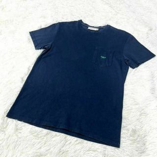 MAISON KITSUNE Tシャツ ポケット 刺繍 キツネ ユニセックスS