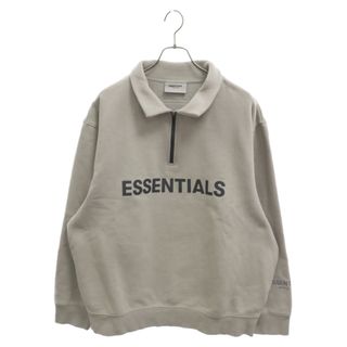 FOG Essentials エフオージー エッセンシャルズ 20AW Half Zip Pullover ハーフジップ プルオーバー スウェットトレーナー ベージュ(パーカー)