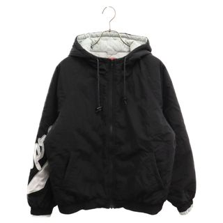 シュプリーム(Supreme)のSUPREME シュプリーム 18SS Sleeve Script Sideline Jacket スリーブ スクリプトサイドライン ジャケット ブラック(ダウンジャケット)