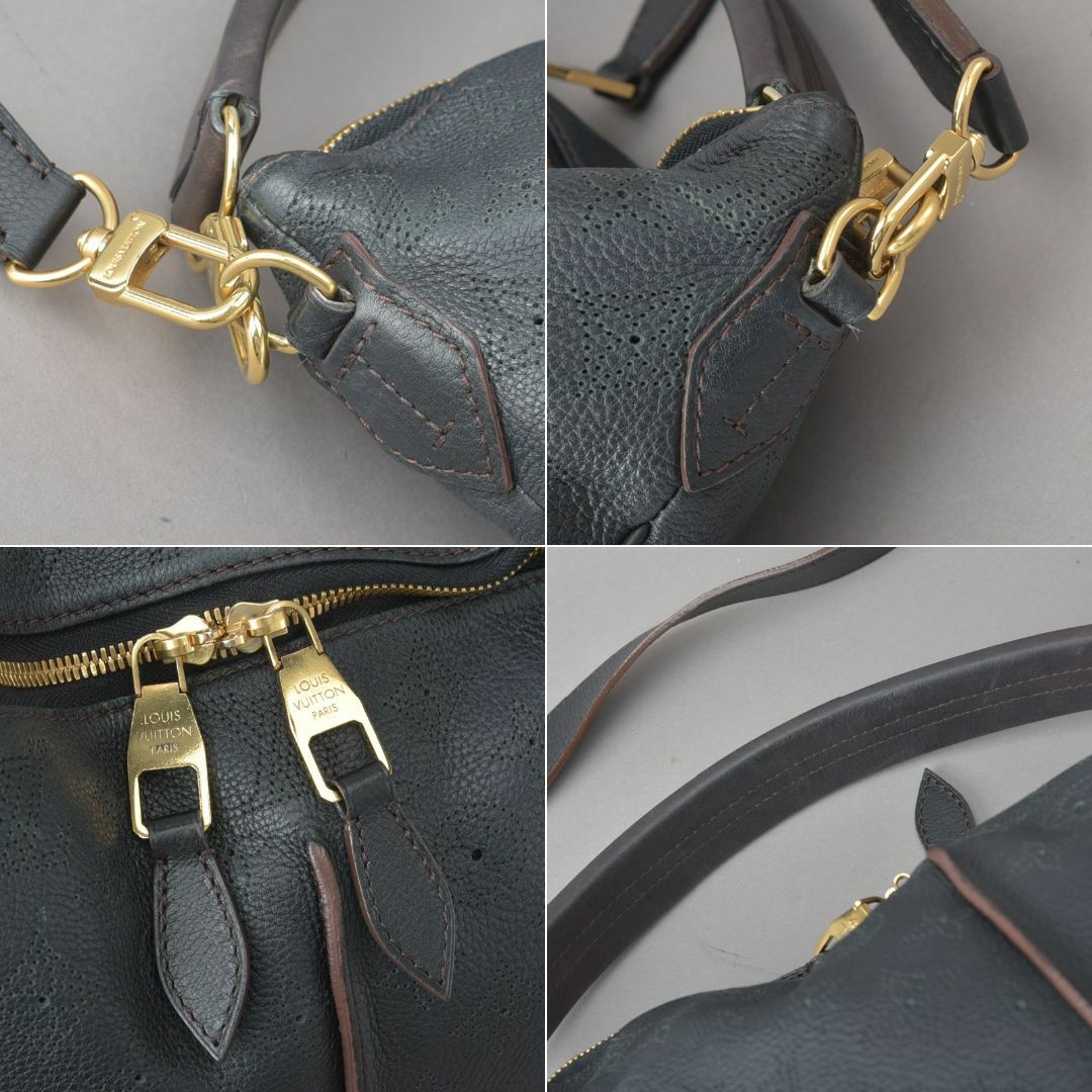 LOUIS VUITTON(ルイヴィトン)の美品◇ルイヴィトン セレネPM ショルダーバッグ 2WAY モノグラムマヒナ 黒 レディースのバッグ(ショルダーバッグ)の商品写真