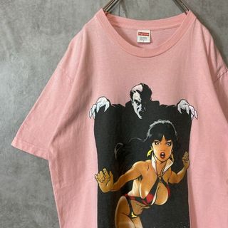 シュプリーム(Supreme)の【人気ヴァンパイア】supremeプリントTシャツ古着ストリートusa製アニメ(Tシャツ/カットソー(半袖/袖なし))