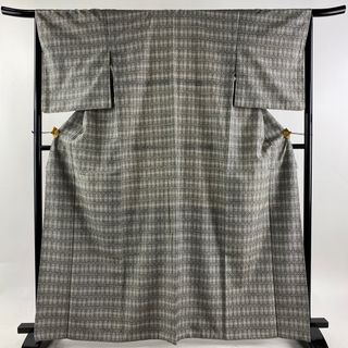 紬 身丈156cm 裄丈67cm 正絹 美品 名品 【中古】(着物)