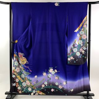 振袖 身丈158cm 裄丈63cm 正絹 名品 【中古】(着物)