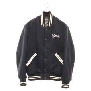 ヒステリックグラマー(HYSTERIC GLAMOUR)のHYSTERIC GLAMOUR ヒステリックグラマー 21AW TEAM LOGO VERSITY JACKET チームロゴ バーシティジャケット ブラック 02213AB12(スタジャン)