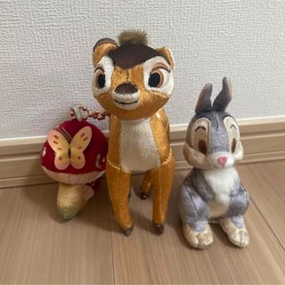 サマンサタバサ　ディズニー　バンビ　とんすけ　ぬいぐるみ　チャーム　キーホルダー