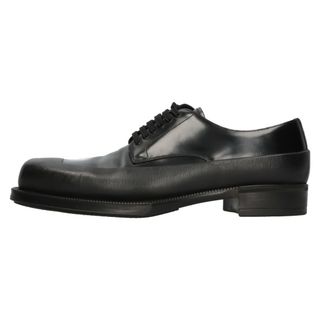 プラダ(PRADA)のPRADA プラダ ブラッシュドレザー ダービーシューズ レースアップ ブラック 2EG413(その他)