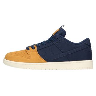 ナイキ(NIKE)のNIKE SB ナイキエスビー SB DUNK LOW PRO PRM Desert Ochre and Midnight Navy DX6775-400 エスビー ダンク ローカットスニーカー ネイビー/ブラウン US8.5/26.5cm(スニーカー)