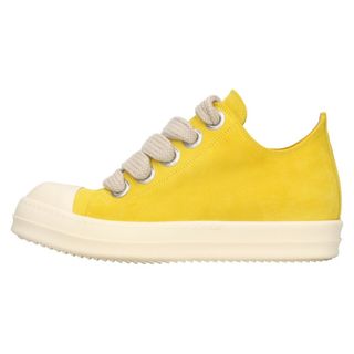 Rick Owens リックオウエンス LOW SNEAKS LEMON RR01C4893 LVSW2 ジャンボレース ロースニーカー イエロー