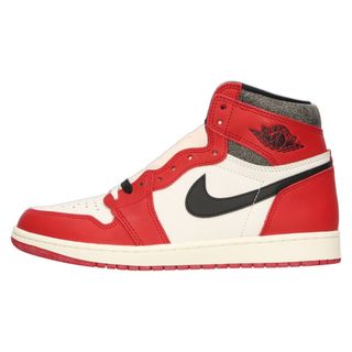 ナイキ(NIKE)のNIKE ナイキ AIR JORDAN 1 LOST&FOUND エアジョーダン1 ロストアンドファウンド シカゴ ハイカットスニーカー レッド/ホワイト US9.5/27.5cm DZ5485-612(スニーカー)