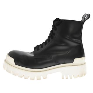 バレンシアガ(Balenciaga)のBALENCIAGA バレンシアガ STRIKE COMBAT BOOT ストライクレザーコンバットブーツ ブラック 589330(ブーツ)