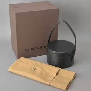 ルイヴィトン(LOUIS VUITTON)の美品◇ルイヴィトン 茶箱 スペシャルオーダー ハンドバッグ エピ レザー 黒(ハンドバッグ)