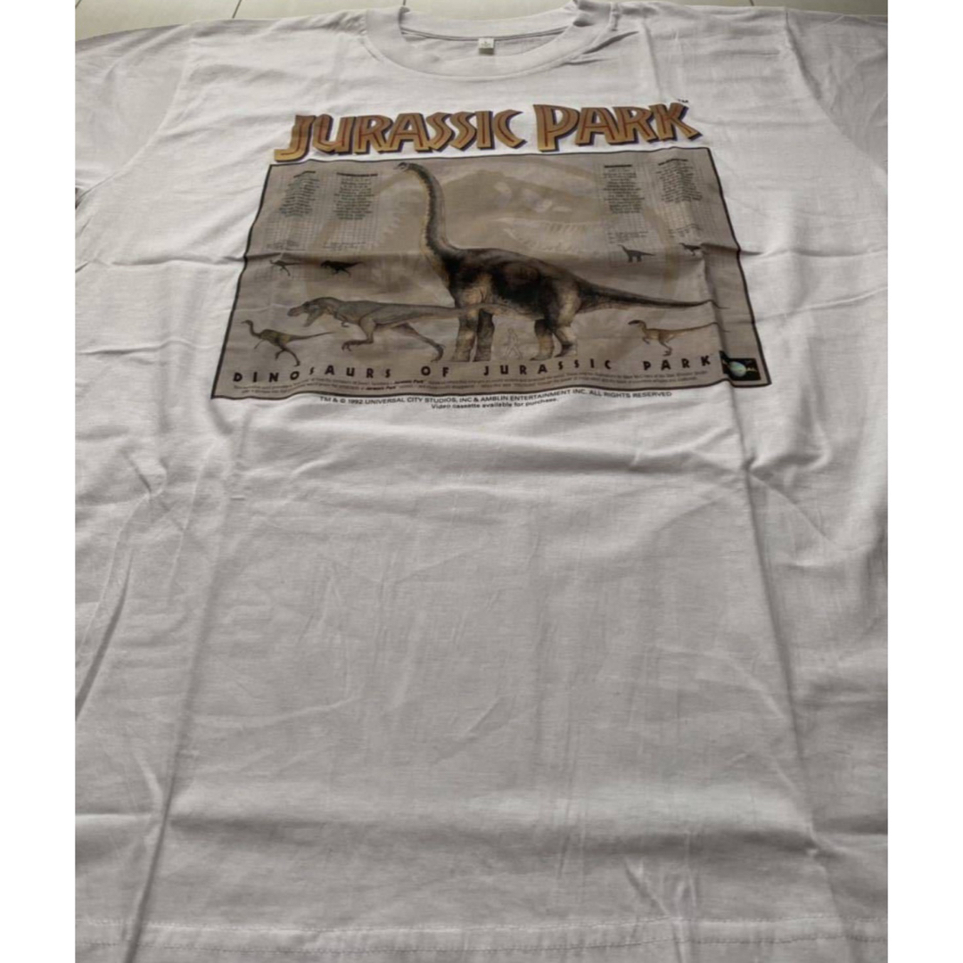 TV&MOVIE(ティービーアンドムービー)の90s DEAD STOCK jurassic park movie 映画 XL メンズのトップス(Tシャツ/カットソー(半袖/袖なし))の商品写真