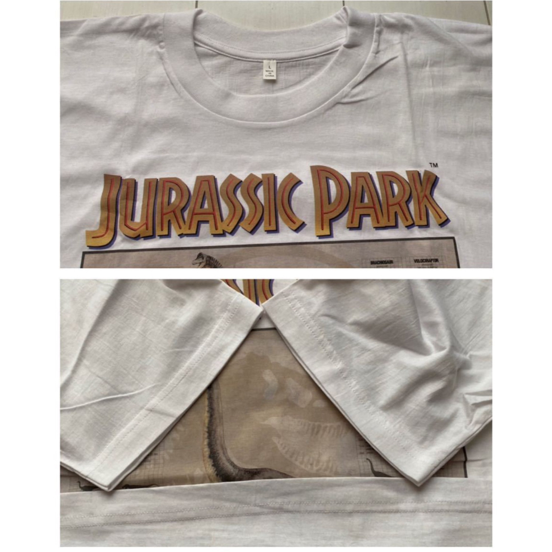 TV&MOVIE(ティービーアンドムービー)の90s DEAD STOCK jurassic park movie 映画 XL メンズのトップス(Tシャツ/カットソー(半袖/袖なし))の商品写真