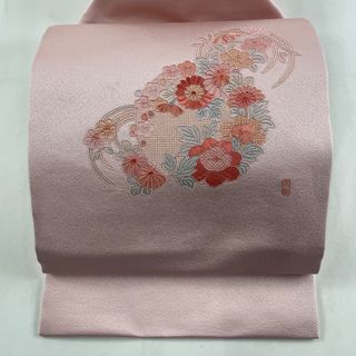 名古屋帯 美品 秀品 正絹 【中古】(帯)