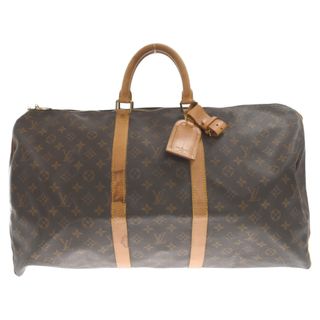 ルイヴィトン(LOUIS VUITTON)のLOUIS VUITTON ルイヴィトン モノグラム キーポル60 ボストンバッグ ハンドバッグ ブラウン M41422(ボストンバッグ)