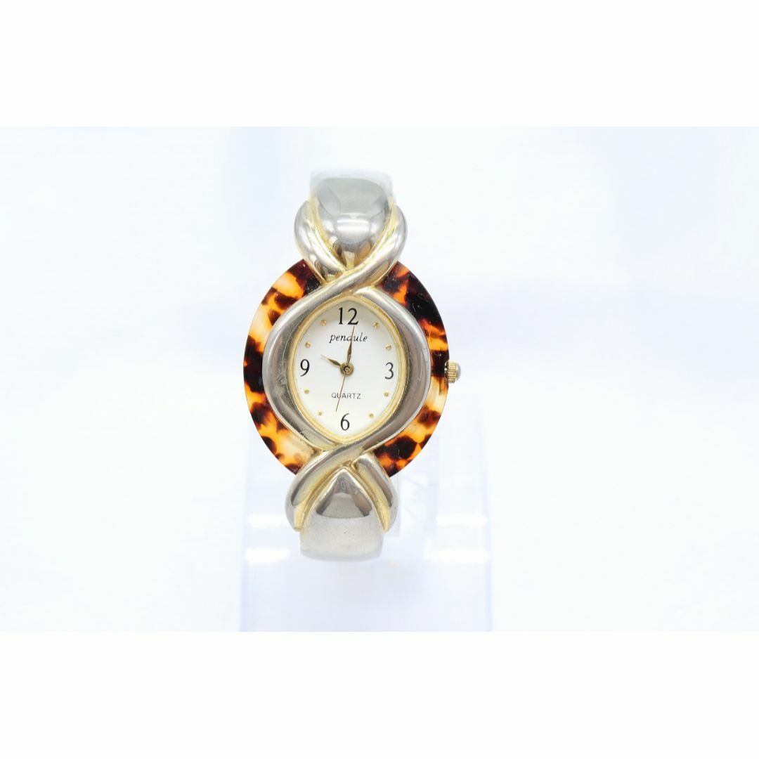 【W142-39】動作品 電池交換済 パンデュール バングル 腕時計 レディースのファッション小物(腕時計)の商品写真