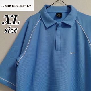 NIKE - NIKE　GOLF　ナイキゴルフ　スウッシュ刺繍　ハーフジップ　ゴルフシャツ