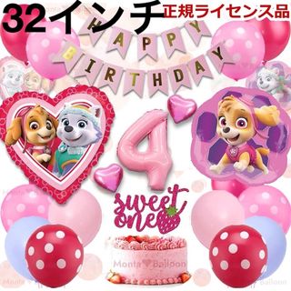 パウパトロール 誕生日 セット 女の子 スカイ エベレスト 4歳 パウパト